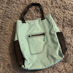 Sherpani Mint and Black Tote Bag